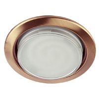 Светильник встраиваемый "Slim" Эра KL35 SB 220В GX53 13Вт IP20 Медь 105х90х40мм картинка 